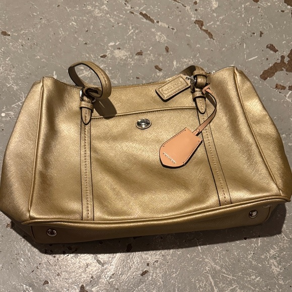 Coach Gold Women's Bag - Picture 1 of 6